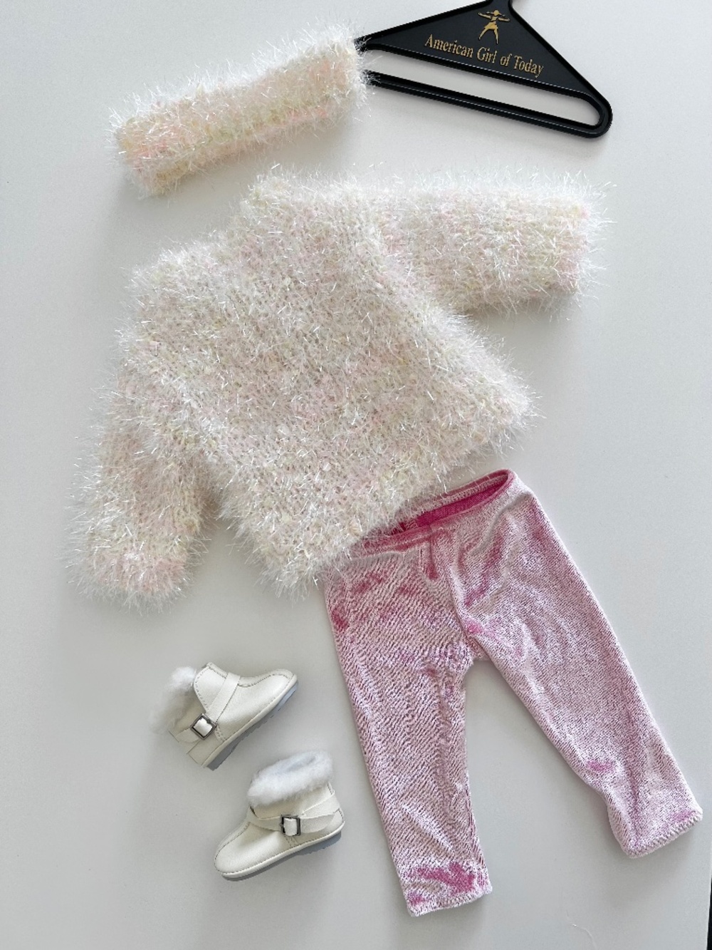 American Girl 1998 Snowball Sweater Leggings Outfit Pleasant Company - RETIRED